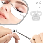 100 x PIERŚCIONKI na klej do rzęs lub tusz ZESTAW