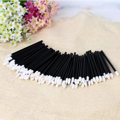 Aplikatory welurowe jednorazowe 50 sztuk do ust rzęs