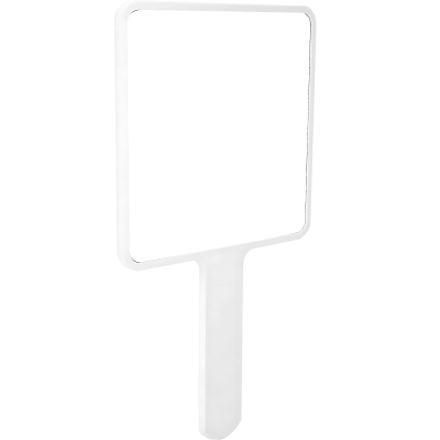 LUSTERKO BIAŁE kosmetyczne makijażu KWADRATOWE