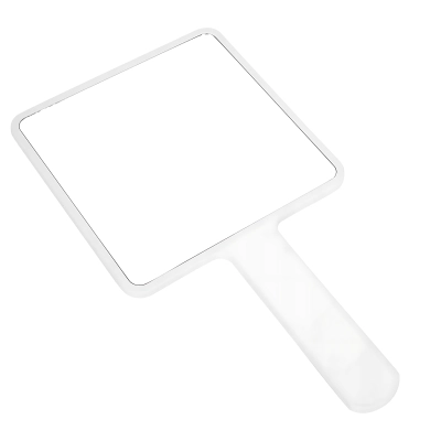 LUSTERKO BIAŁE kosmetyczne makijażu KWADRATOWE