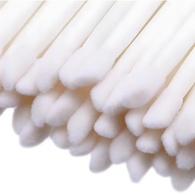 APLIKATORY welurowe jednorazowe 50 sztuk do ust rzęs MAKIJAŻ bezwłókienkowe