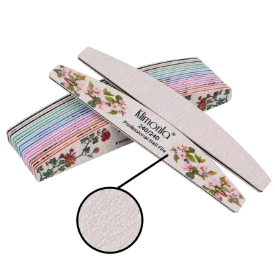 25 x PILNIK do paznokci ZESTAW 240/240 FLOWER