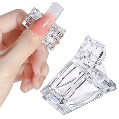 10 x KLIPS ZACISKARKA DO PAZNOKCI ŻEL AKRYL FORMY