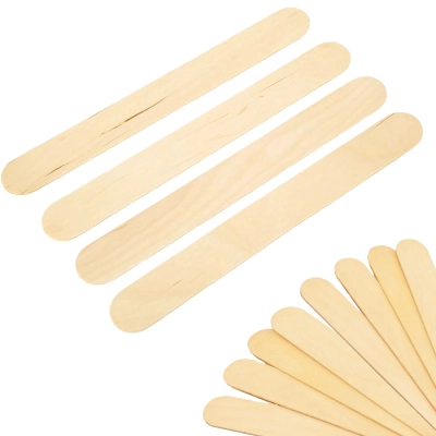 SZPATUŁKI patyczki drewniane DO masek WOSKU 100szt