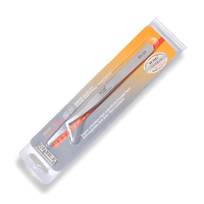 Pęseta VETUS 6A-SA przedłużanie rzęs PROFESJONALNA