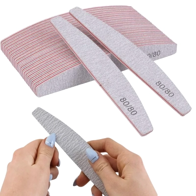 25 x PILNICZEK do paznokci ZESTAW 80/80 PILNIKI