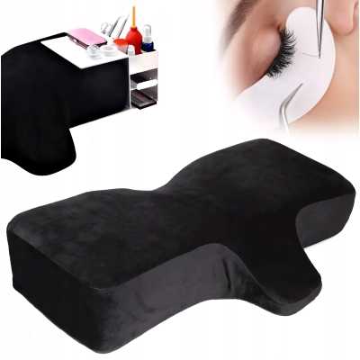 Poduszka do przedłużania rzęs CZARNA MEMORY FOAM