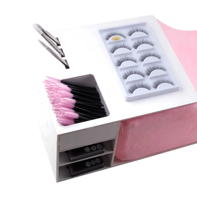 AKRYLOWY organizer półka NA PODUSZKĘ do RZĘS