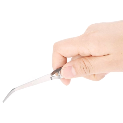 Zaciskarka skośna do paznokci DO TUNELU metalowa