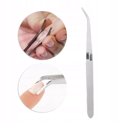 Zaciskarka skośna do paznokci DO TUNELU metalowa