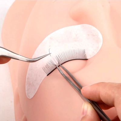 Manekin GŁÓWKA treningowa do rzęs brwi makijażu