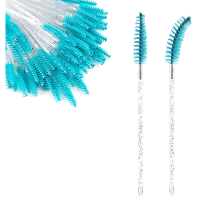 50 sztuk SZCZOTECZKI DO RZĘS brwi maskary tuszu JEDNORAZOWE do makijażu