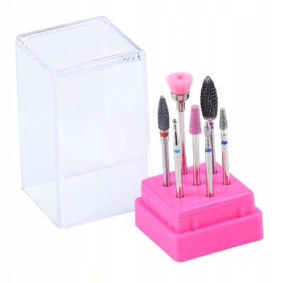 7 X FREZY do paznokci skórek w opakowaniu hybrydy