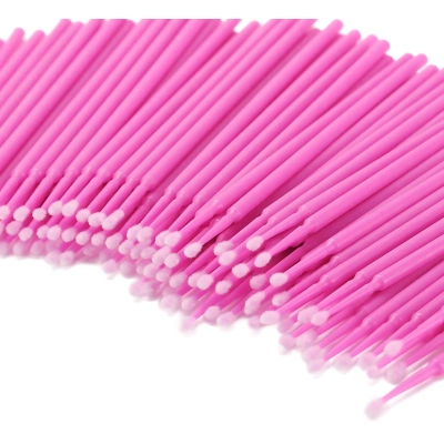 Mikro aplikatory BEZWŁÓKIENKOWE mikroaplikatory do rzęs 100szt patyczki