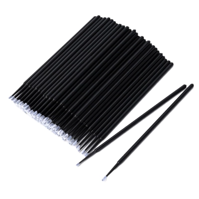 Mikro aplikatory BEZWŁÓKIENKOWE mikroaplikatory do rzęs 100szt patyczki