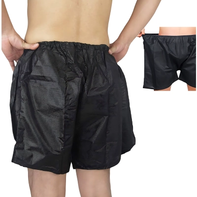 1szt. BOKSERKI JEDNORAZOWE spodenki NA GUMCE majtki męskie do masażu Ovee