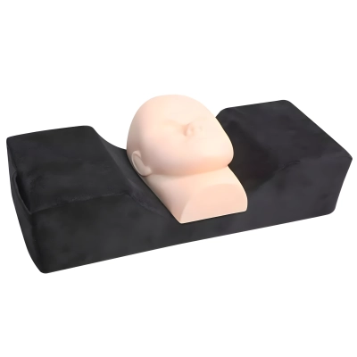 Poduszka stylistki do przedłużania rzęs czarna