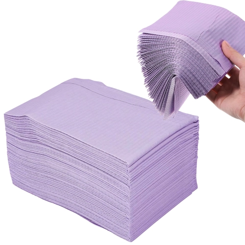 SERWETY podkłady PODFOLIOWANE jednorazowe do manicure 125 sztuk 33x45 OVEE