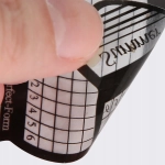 Plastikowe FORMY DO PRZEDŁUŻANIA PAZNOKCI żelem SZABLONY 500 sztuk