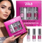 Zestaw do laminowania brwi rzęs ZOLA Protein Reconstruction System