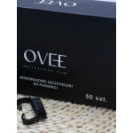 SZCZOTECZKI jednorazowe do Usuwania PYŁU Manicure czarne 50szt w pudełeczku