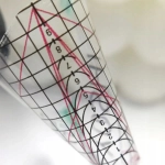 YOSHI PLASTIKOWE FORMY SZABLONY DO PRZEDŁUŻANIA PAZNOKCI TURKUS 400 szt.