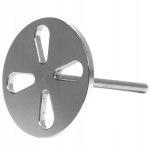 TRZEPIEŃ nośnik DYSK do nakładek ściernych 20mm STAL NIERDZEWNA