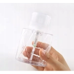 BUTELKA z pompką dozownikiem na CLEANER płyny 250ml przeźroczysta solidna