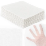 MASKI kosmetyczne z gazy zabiegowe jednorazowe na twarz 100sztuk 35x30cm