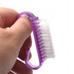 SZCZOTECZKI jednorazowe do czyszczenia PYŁU paznokci Manicure 100SZTUK MIX