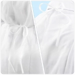 FARTUCH medyczny włókninowy WIĄZANY z mankietami jednorazowy 10 sztuk