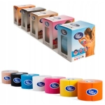 Taśma do kinesiotapingu CureTape 5 cm x 5 m tejp tape beżowy cielisty