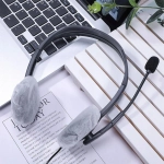 Jednorazowe osłonki ochraniacze na słuchawki nauszne 100 sztuk 50 par białe