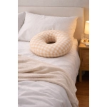 PODUSZKA DO SPANIA PO PIERCINGU wygodna Z OTWOREM NA GOJENIE POMARAŃCZOWA