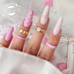 TOP YOSHI Z Efektem Pure Love 10ml White serduszka białe top z ozdobami