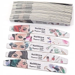 PILNIKI pilniczki 100/180 do piłowania PAZNOKCI SLIM cienkie 50 sztuk