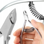 CĄŻKI do skórek manicure PROFESJONALNE ze sprężyną ostre solidne 5mm