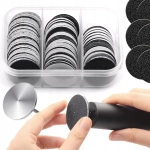 NAKŁADKI krążki ścierne zestaw podologiczny #80 #120 #180 60 sztuk DYSK