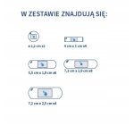 Plastry transparentne wodoodporne przeźroczyste 24 sztuki zestaw ZARYS