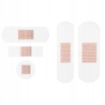 Plastry transparentne wodoodporne przeźroczyste 24 sztuki zestaw ZARYS