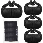 50 X BIUSTONOSZE STANIKI zabiegowe jednorazowe czarne kosmetyczne wiązane