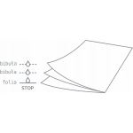 PODKŁAD PODFOLIOWANY SERWETA w rolce Practical 32 x 50 cm czarny medyczny