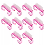 Szczoteczki jednorazowe róż do czyszczenia pyłu paznokci manicure 50 sztuk