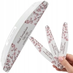 PILNIKI do piłowania paznokci manicure ZEBRA łódka 100/180 25 sztuk