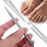 PROFESJONALNE Kopytko dłutko do usuwania skórek precyzyjne stal nierdzewna