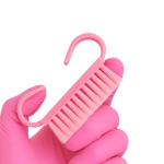 SZCZOTECZKI jednorazowe do paznokci czyszczenia pyłu MANICURE różowe 50szt