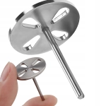 TRZEPIEŃ nośnik DYSK do nakładek ściernych 20mm STAL NIERDZEWNA