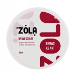 Peeling scrub drobnoziarnisty różowy nawilżający do brwi ZOLA 50 ML