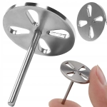 TRZEPIEŃ nośnik DYSK do nakładek ściernych 20mm STAL NIERDZEWNA