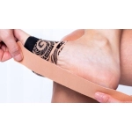 Taśma do kinesiotapingu CureTape 5 cm x 5 m tejp tape beżowy cielisty